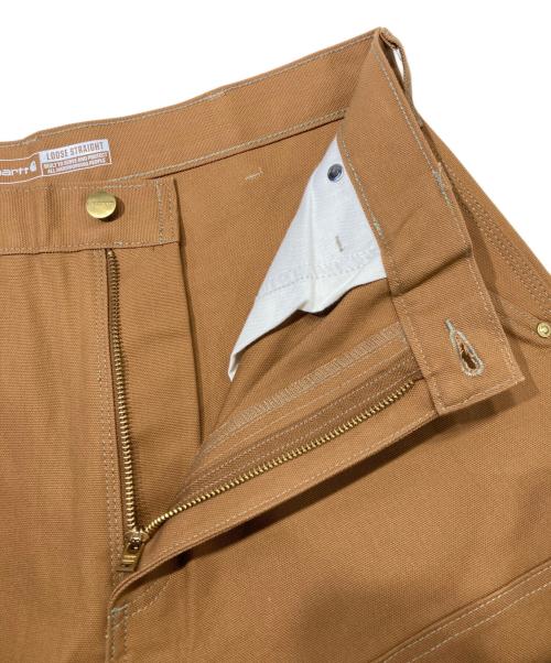 CarHartt（カーハート）CarHartt (カーハート) ICONIC B01 FIRM DUCK DOUBLE-FRONT DUNGAREE ブラウン サイズ:34 未使用品の古着・服飾アイテム
