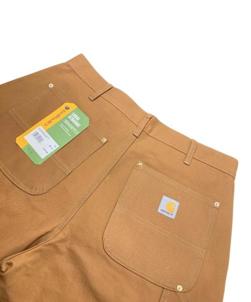 CarHartt（カーハート）CarHartt (カーハート) ICONIC B01 FIRM DUCK DOUBLE-FRONT DUNGAREE ブラウン サイズ:34 未使用品の古着・服飾アイテム