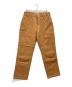 CarHartt（カーハート）の古着「ICONIC B01 FIRM DUCK DOUBLE-FRONT DUNGAREE」｜ブラウン