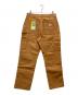 CarHartt (カーハート) ICONIC B01 FIRM DUCK DOUBLE-FRONT DUNGAREE ブラウン サイズ:34 未使用品：15000円