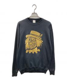 CENTER STAR FLEECE（センタースターフリース）の古着「プリントスウェット」｜ブラック
