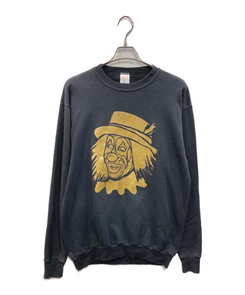 CENTER STAR FLEECE（センタースターフリース）CENTER STAR FLEECE (センタースターフリース) プリントスウェット ブラック サイズ:XLの古着・服飾アイテム
