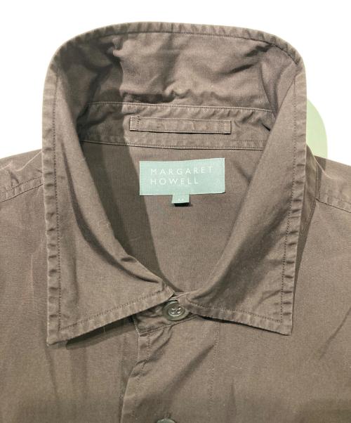 MARGARET HOWELL（マーガレットハウエル）MARGARET HOWELL (マーガレットハウエル) DRY COTTON POPLIN Ⅱ ブラウン サイズ:Mの古着・服飾アイテム