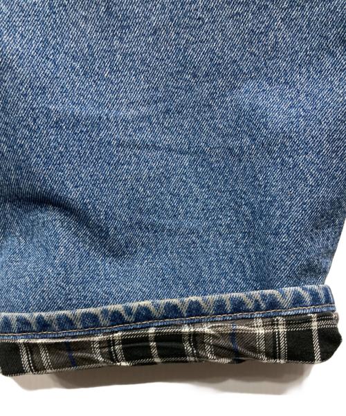 CarHartt（カーハート）CarHartt (カーハート) フランネルライナー 5ポケット デニムパンツ インディゴ サイズ:32の古着・服飾アイテム