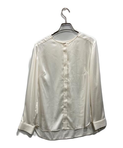LAUTRE AMONT（ロートレアモン）LAUTRE AMONT (ロートレアモン) ドレープブラウス ホワイト サイズ:40の古着・服飾アイテム