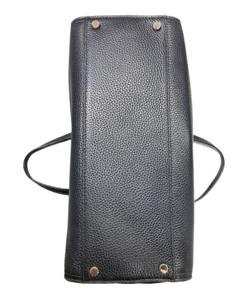 Kate Spade（ケイトスペード）Kate Spade (ケイトスペード) Rowe Medium Top Zip Satchel ブラックの古着・服飾アイテム