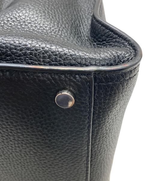 Kate Spade（ケイトスペード）Kate Spade (ケイトスペード) Rowe Medium Top Zip Satchel ブラックの古着・服飾アイテム