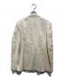 MaxMara (マックスマーラ) pure lino ピークドラペル リネンジャケット アイボリー サイズ:38：8000円