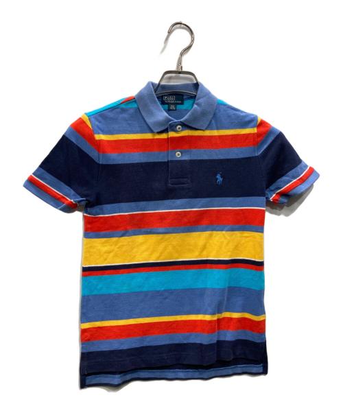 POLO RALPH LAUREN（ポロ・ラルフローレン）POLO RALPH LAUREN (ポロ・ラルフローレン) マルチボーダーポロシャツ マルチカラー サイズ:Sの古着・服飾アイテム