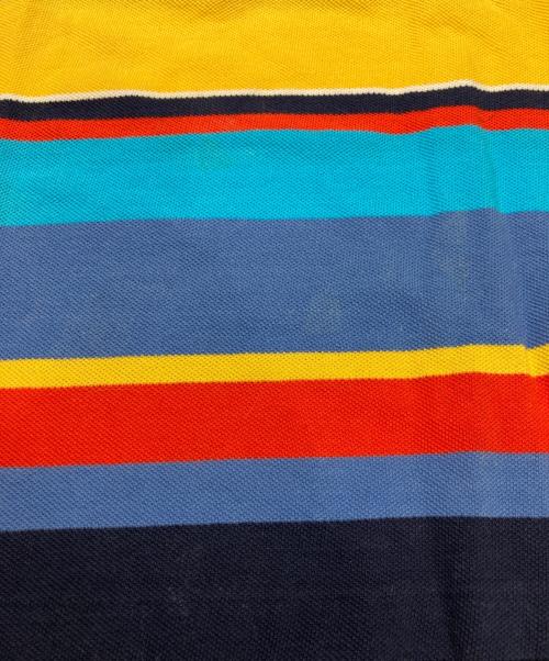 POLO RALPH LAUREN（ポロ・ラルフローレン）POLO RALPH LAUREN (ポロ・ラルフローレン) マルチボーダーポロシャツ マルチカラー サイズ:Sの古着・服飾アイテム