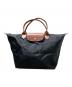 LONGCHAMP（ロンシャン）の古着「ル・プリアージュ トートバッグ」｜ブラック