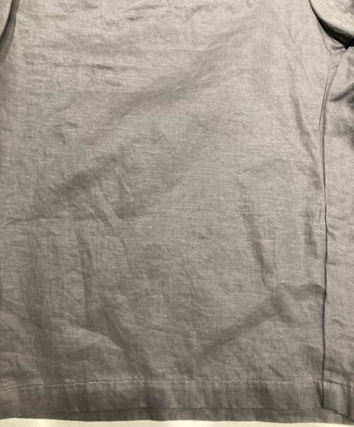 SUS-SOUS（シュス）SUS-SOUS (シュス) Wide Shorts(cotton linen twill hard finish) グレー サイズ:SIZE 7の古着・服飾アイテム