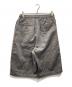 SUS-SOUS (シュス) Wide Shorts(cotton linen twill hard finish) グレー サイズ:SIZE 7：13000円