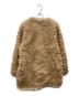 Demi-Luxe BEAMS (デミルクス ビームス) クルーネック ファーコート ベージュ サイズ:38：6000円