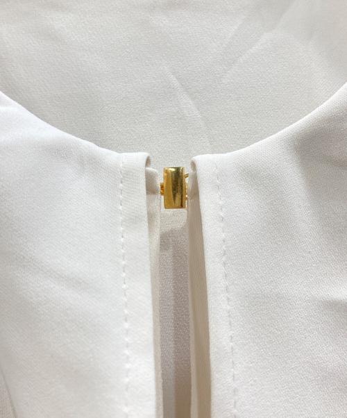 Noble（ノーブル）NOBLE (ノーブル) ケープフリルブラウス ホワイト サイズ:SIZE Freeの古着・服飾アイテム