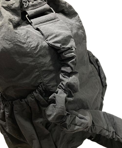 TODAYFUL（トゥデイフル）TODAYFUL (トゥデイフル) ナイロンギャザーバッグ ブラックの古着・服飾アイテム