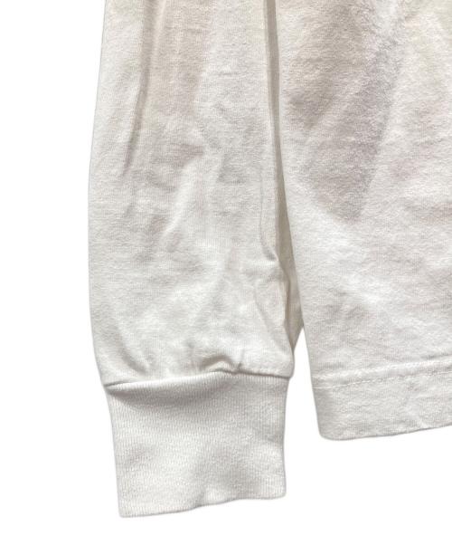 HUMAN MADE（ヒューマンメイド）HUMAN MADE (ヒューマンメイド) VICTOR VICTOR WORLDWIDE (ヴィクター ヴィクター ワールドワイド) L/S T-SHIRT（ロング・スリーブ・ティーシャツ） ホワイト サイズ:Sの古着・服飾アイテム