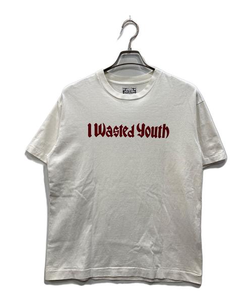 WASTED YOUTH（ウェイステッドユース）Wasted Youth (ウェイステッドユース) ロゴプリントTシャツ ホワイト サイズ:Mの古着・服飾アイテム