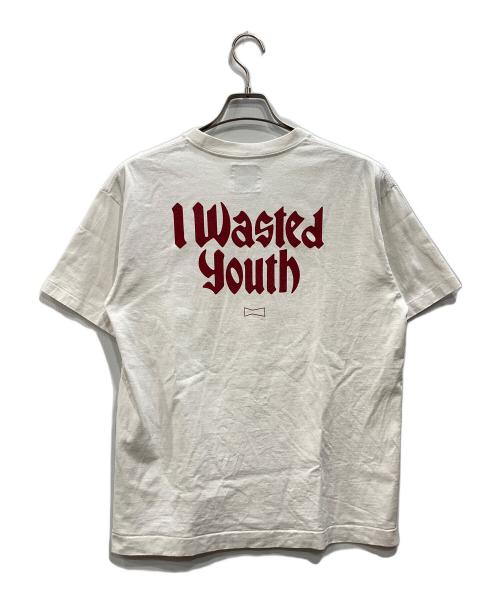 WASTED YOUTH（ウェイステッドユース）Wasted Youth (ウェイステッドユース) ロゴプリントTシャツ ホワイト サイズ:Mの古着・服飾アイテム