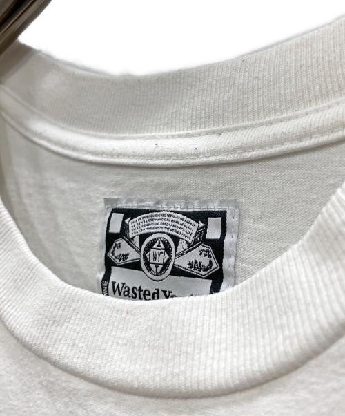WASTED YOUTH（ウェイステッドユース）Wasted Youth (ウェイステッドユース) ロゴプリントTシャツ ホワイト サイズ:Mの古着・服飾アイテム