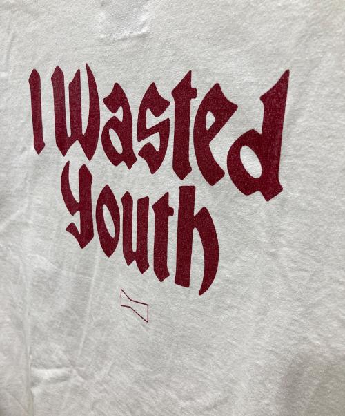WASTED YOUTH（ウェイステッドユース）Wasted Youth (ウェイステッドユース) ロゴプリントTシャツ ホワイト サイズ:Mの古着・服飾アイテム