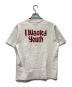 Wasted Youth (ウェイステッドユース) ロゴプリントTシャツ ホワイト サイズ:M：4000円