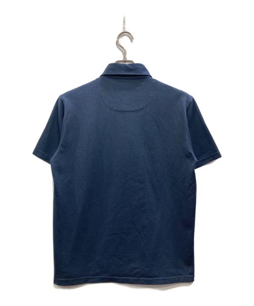 gim（ジム）gim (ジム) American Sea Island Cotton Polo（アメリカン・シーアイランド・コットン・ポロ） ネイビー サイズ:Lの古着・服飾アイテム