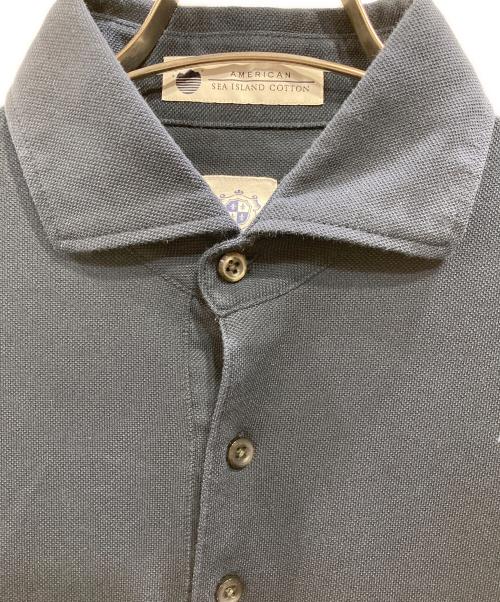 gim（ジム）gim (ジム) American Sea Island Cotton Polo（アメリカン・シーアイランド・コットン・ポロ） ネイビー サイズ:Lの古着・服飾アイテム