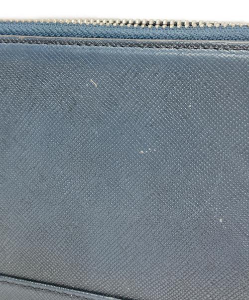 PELLE MORBIDA（ペッレモルビダ）PELLE MORBIDA (ペッレモルビダ) BARCA LONG WALLET（バルカ ロングウォレット） ネイビーの古着・服飾アイテム