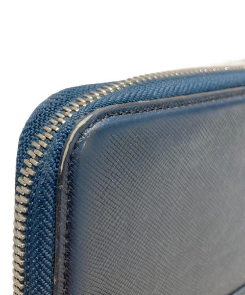 PELLE MORBIDA（ペッレモルビダ）PELLE MORBIDA (ペッレモルビダ) BARCA LONG WALLET（バルカ ロングウォレット） ネイビーの古着・服飾アイテム