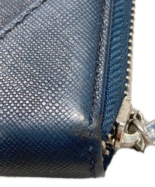 PELLE MORBIDA（ペッレモルビダ）PELLE MORBIDA (ペッレモルビダ) BARCA LONG WALLET（バルカ ロングウォレット） ネイビーの古着・服飾アイテム