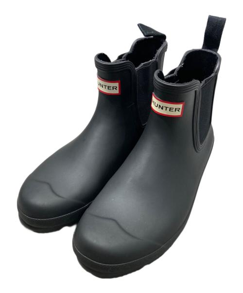HUNTER（ハンター）HUNTER (ハンター) MENS ORIGINAL CHELSEA(メンズ オリジナル チェルシー） ブラック サイズ:UK8の古着・服飾アイテム