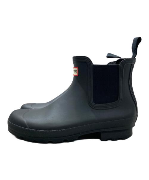 HUNTER（ハンター）HUNTER (ハンター) MENS ORIGINAL CHELSEA(メンズ オリジナル チェルシー） ブラック サイズ:UK8の古着・服飾アイテム