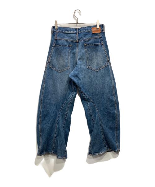 KHOKI（コッキ）KHOKI (コッキ) 3D cutting denim pants インディゴ サイズ:1の古着・服飾アイテム