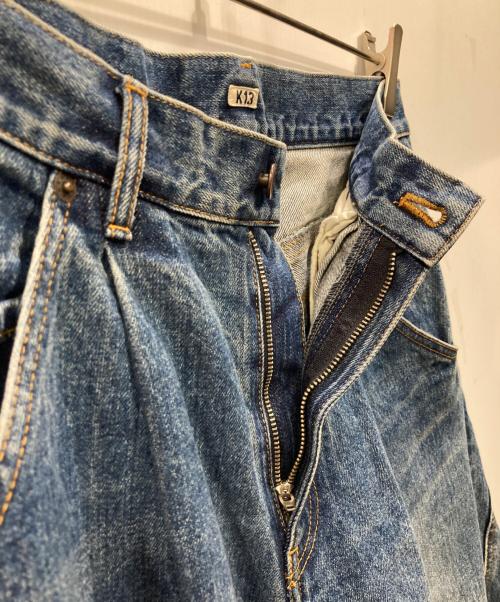 KHOKI（コッキ）KHOKI (コッキ) 3D cutting denim pants インディゴ サイズ:1の古着・服飾アイテム