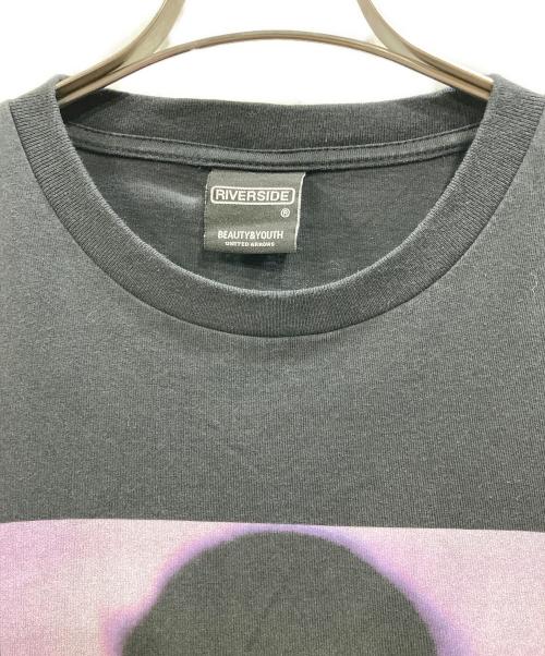 BEAUTY&YOUTH（ビューティーアンドユース）BEAUTY&YOUTH (ビューティーアンドユース) Waltz for DobbyプリントTシャツ ブラック サイズ:Mの古着・服飾アイテム