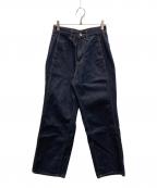 OHOTOROオオトロ）の古着「WIDE STITCH JEANS」｜ネイビー