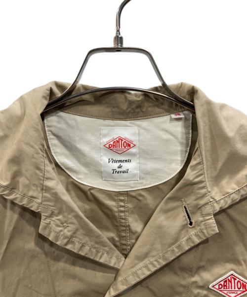 DANTON（ダントン）DANTON (ダントン) ラウンドカラーワークジャケット ベージュ サイズ:38の古着・服飾アイテム