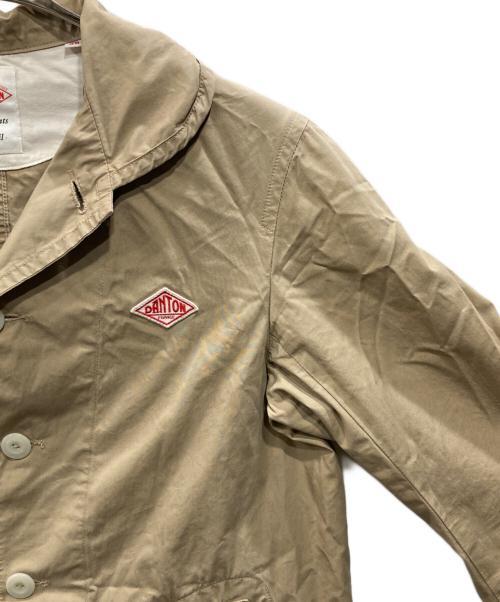 DANTON（ダントン）DANTON (ダントン) ラウンドカラーワークジャケット ベージュ サイズ:38の古着・服飾アイテム