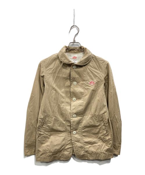 DANTON（ダントン）DANTON (ダントン) ラウンドカラーワークジャケット ベージュ サイズ:38の古着・服飾アイテム