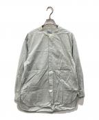 MACKINTOSH PHILOSOPHY GREY LABELマッキントッシュ フィロソフィー グレーレーベル）の古着「バンドカラーシャツ」｜グリーン