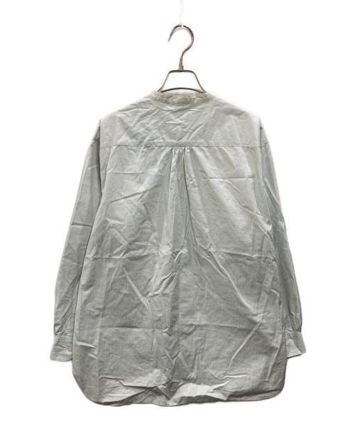 MACKINTOSH PHILOSOPHY GREY LABEL（マッキントッシュ フィロソフィー グレーレーベル）MACKINTOSH PHILOSOPHY GREY LABEL (マッキントッシュ フィロソフィー グレーレーベル) バンドカラーシャツ グリーン サイズ:2の古着・服飾アイテム