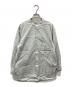 MACKINTOSH PHILOSOPHY GREY LABEL（マッキントッシュ フィロソフィー グレーレーベル）の古着「バンドカラーシャツ」｜グリーン