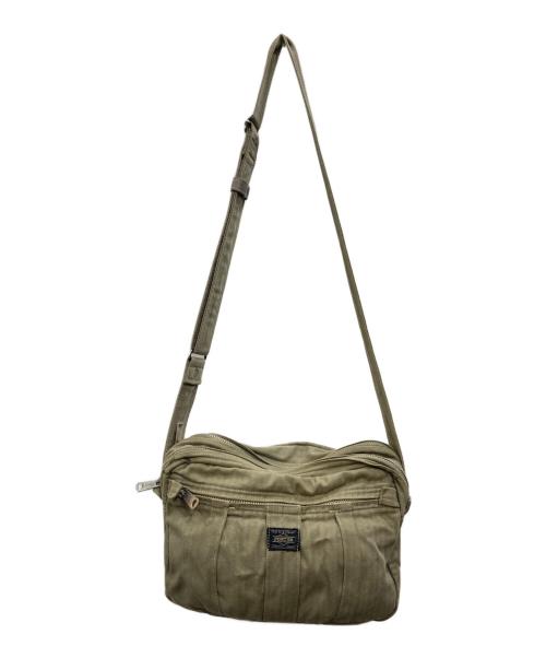 PORTER（ポーター）PORTER (ポーター) PAGE ショルダーバッグ カーキの古着・服飾アイテム