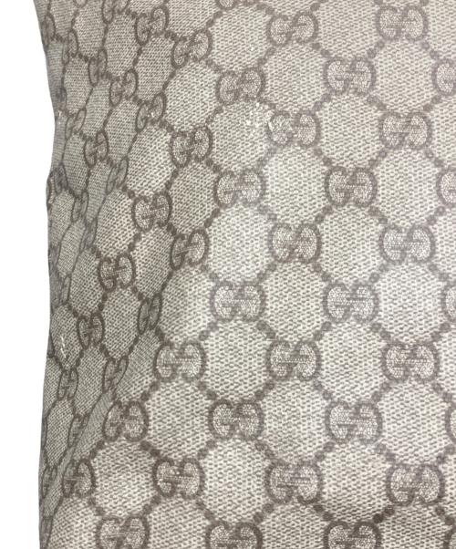 GUCCI（グッチ）GUCCI (グッチ) GGスプリーム トートバッグ ベージュ×ピンクの古着・服飾アイテム
