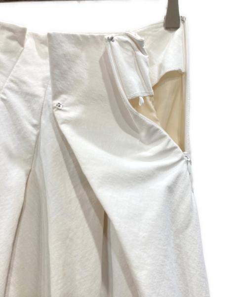 MARW UNITED ARROWS（マルゥ ユナイテッドアローズ）MARW UNITED ARROWS (マルゥ ユナイテッドアローズ) バルーンスカート ホワイト サイズ:34の古着・服飾アイテム