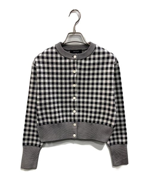 UNTITLED（アンタイトル）UNTITLED (アンタイトル) スポンディッシュ カーディガン グレーの古着・服飾アイテム