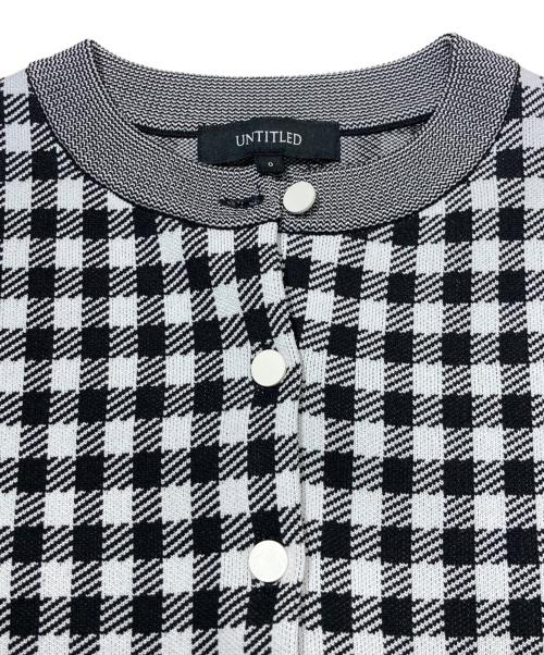 UNTITLED（アンタイトル）UNTITLED (アンタイトル) スポンディッシュ カーディガン グレーの古着・服飾アイテム