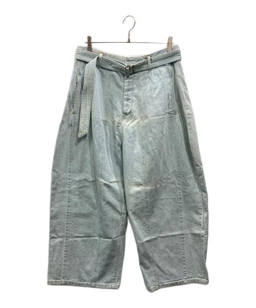 Native Village（ネイティヴビレッジ）Native Village (ネイティヴビレッジ) 茎：stem ダーツデニムパンツ ライトインディゴ サイズ:2の古着・服飾アイテム