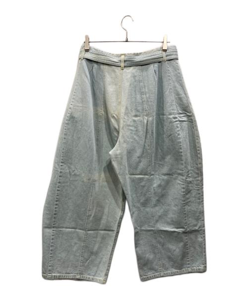 Native Village（ネイティヴビレッジ）Native Village (ネイティヴビレッジ) 茎：stem ダーツデニムパンツ ライトインディゴ サイズ:2の古着・服飾アイテム